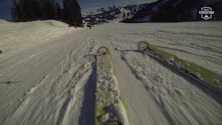 Saalbach Hinterglemm Kamerafahrt Piste 11 quotFamilienabfahrtquot [upl. by Akinom318]