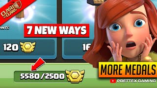 7 Ways to Get More Cwl Medals in Clash of Clans 2024  Clan War League Medals [upl. by Lubbi]