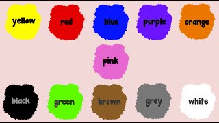 Colors Name  Learn Colors in English with Vocabulary for Kids [upl. by Suiluj]