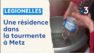 Légionelle  les habitants dune résidence à Metz confrontés à une contamination de leau courante [upl. by Salomi]