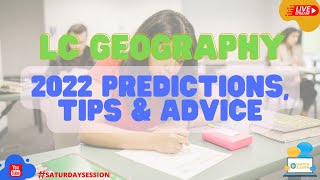 Leaving Cert Geography Predictions Advice amp Tips for the 2022 Geography Exam [upl. by Anij]