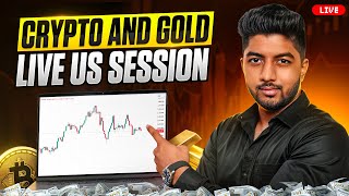 21 Feb  Live Market Analysis for Gold and Crypto  US Session [upl. by Putnam]