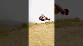 Very high backflip 😱 youtubeshorts flip viralvideo parkour frontflip backflip howto [upl. by Scarlet]