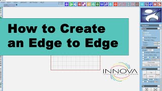 How to Create an Edge to Edge  INNOVA Longarm Quilting [upl. by Einahteb]