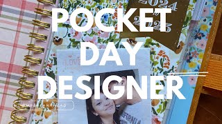 Day designer pocket planner set up [upl. by Apps]