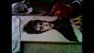 ☆ Me drawing Billie Joe Armstrong ☆ [upl. by Corabel115]