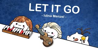 Let It Go cover by Bongo Cat 🎧 [upl. by Linder]