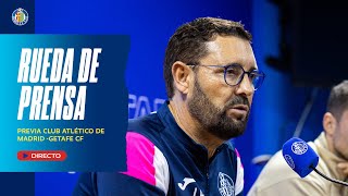 EN DIRECTO  Rueda de prensa de José Bordalás [upl. by Eixam]