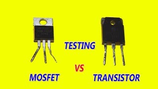 MOSFET vs Transistor Testing Difference [upl. by Leihcey]