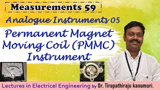 ME59 Permanent Magnet Moving Coil PMMC Instrument [upl. by Ennayllek]