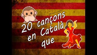 20 CANCIONES en CATALÁN que 🕺 🎵 catalanfacil [upl. by Lladnar]