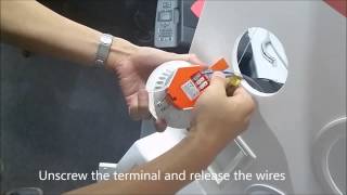 How to remove and install a downlight [upl. by Irwinn132]