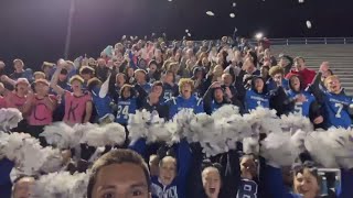 Crowd goes wild at Brunswick High School for Friday Football Fever on WKYC [upl. by Aenaj385]