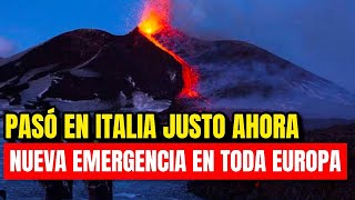 ¡Se Activó La Emergencia Así Quedó Italia Tras Erupción Del Volcán ETNA Alerta En Europa [upl. by Cleodell]