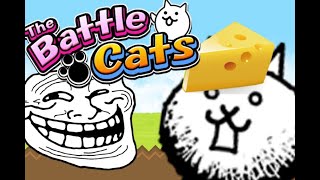 Crazed Cat Unlocked Used Cheese Strat NOT TUTORIAL  The Battle Cats 1 [upl. by Ahsiekin762]