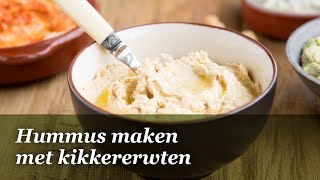 Hummus maken met gedroogde kikkererwten [upl. by Enerol959]