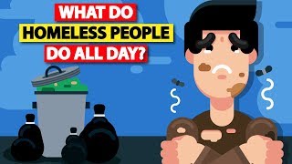 A Day In The Life of a Homeless Person [upl. by Nadab61]