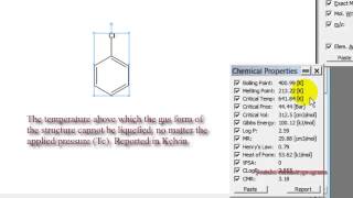 ChemDraw tutorial 19 Chemical properties [upl. by Fidellia741]