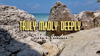 Truly Madly Deeply  KARAOKE VERSION  in the style of Savage Garden [upl. by Damahom114]