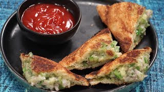 Chilli Cheese Toast  Simple Vegetarian Khana With Chef Saurabh  Sanjeev Kapoor Khazana [upl. by Adyol]