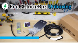 Enel X JuiceBox Level 2 EV Charger Unboxing and First Impressions [upl. by Hgieloj]