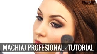 Machiaj de seara profesional si simplu  tutorial stepbystep [upl. by Balcer]