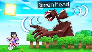 The FINAL NIGHT With SIREN HEAD In Minecraft [upl. by Ecirtra]