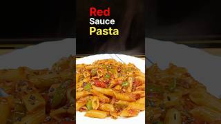 RED SAUCE PASTA 😋 Pasta recipe cooking shorts [upl. by Innavoj542]