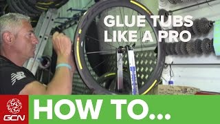 How To Glue Tubular Tyres Like A Pro Mechanic [upl. by Jaan]