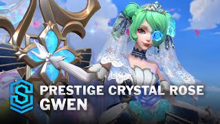 Prestige Crystal Rose Gwen Wild Rift Skin Spotlight [upl. by Ottinger]