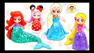 プリキュアアラモード ディズニープリンセスのドレスに変身❤ねんどの手作り衣装で️キュアマカロンたちを着せ替え⭐エルサ、ラプンツェル、アリエル、ミニー♪おもちゃ アニメ [upl. by Lambert]