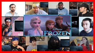 Frozen 2  Official Teaser Trailer REACTIONS MASHUP [upl. by Gere779]