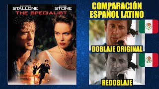 El Especialista 1994 Comparación del Doblaje Latino Original y Redoblaje  Español Latino [upl. by Aerbas]