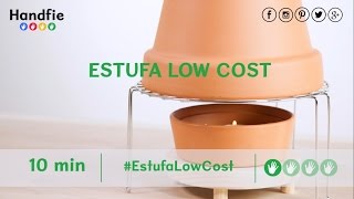 Cómo hacer una estufa casera low cost · Handfie DIY [upl. by Poyssick]