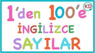 İNGİLİZCE 1’den 100’e SAYILAR [upl. by Nosimaj]