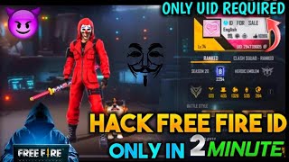 Free Fire ID Hack Kaise Kare  How To Hack Free Fire Id  Free Fire Hacked Id Recover  FF id hack [upl. by Olsen]