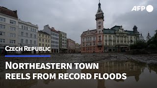 Czech town reels from record floods  AFP [upl. by Church463]