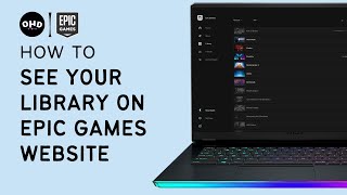 🎮 How To See Your Library on Epic Games Website  Quick Guide 🕹️ [upl. by Tennek]