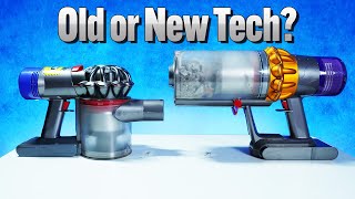 Dyson V8 Absolute vs V15 Detect Comparison Old or New Tech [upl. by Aliwt]