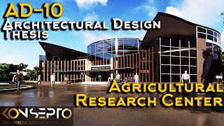 ARCHITECTURAL DESIGN THESIS AGRICULTURAL RESEARCH CENTER3D ANIMATION WALKTHROUGH [upl. by Annayat]