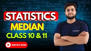 How to Calculate Median  Class 11 Maths  Class 11 Statistics  Class 10 Maths [upl. by Ayeki]