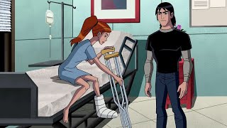 Gwen breaks her leg Ben 10 [upl. by Elorak]