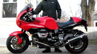 2003 Moto Guzzi V11 Le Mans Startingmov [upl. by Allegra]