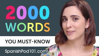 2000 Words Every Spanish Beginner Must Know [upl. by Gnilrets]