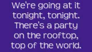 Hot Chelle Rae  Tonight Tonight Lyrics [upl. by Aneetak]