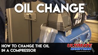 How to change the oil in a compressor [upl. by Ingrim]