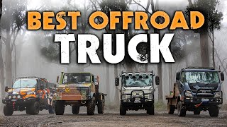 Truck 4x4 Battle UNIMOG vs IVECO vs HINO vs ISUZU [upl. by Rayford]