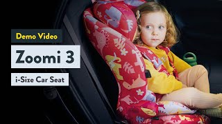 Cosatto Zoomi 3 iSize Car Seat Demo Video [upl. by Wenger]