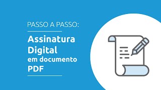 TUTORIAL  Como fazer Assinatura Digital em documento PDF [upl. by Urissa]