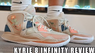 THE LAST KYRIES KYRIE 8 INFINITY PERFORMANCE REVIEW  2022 BEST BASKETBALL SHOES [upl. by Cower845]